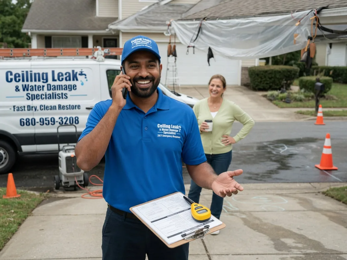 Ceiling Leak Cleanup Elkins, AR FAQs